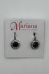 Medium Pavé Leverback Earrings in "French Silk" BETTERBRANDJEWELRY Mariana 