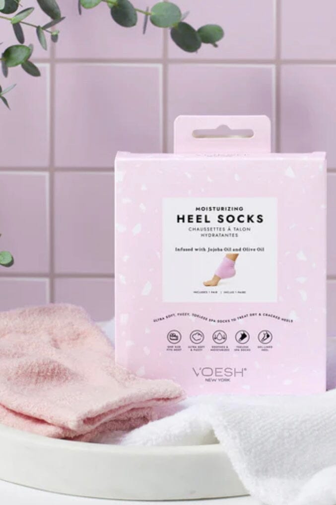 Pink Moisturizing Heel Socks GIFT/OTHER VOESH 