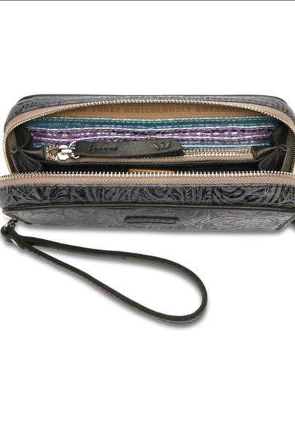 Steely Wristlet Wallet HANDBAGS CONSUELA 