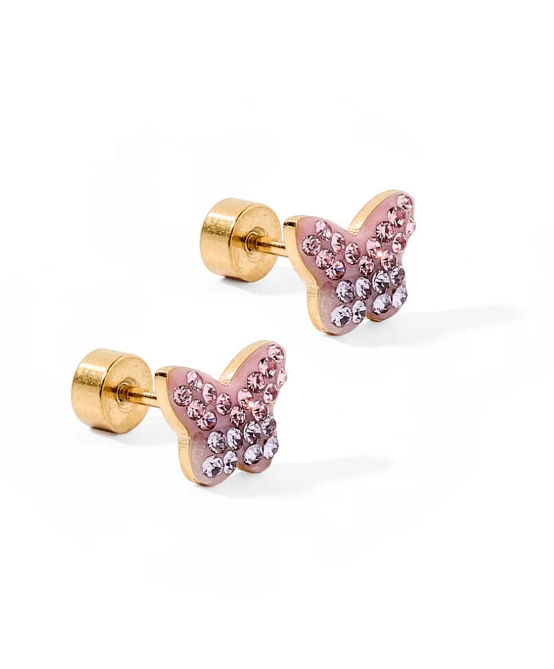 Bindi Butterfly Screwback Studs JEWELRY LINNY CO 