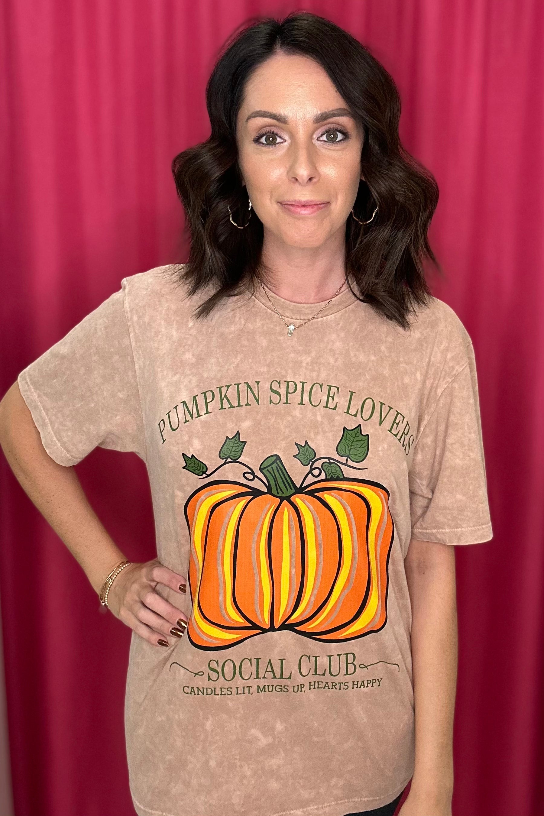 Pumpkin Spice Lover Tee MISSY BASIC KNIT K LANE&