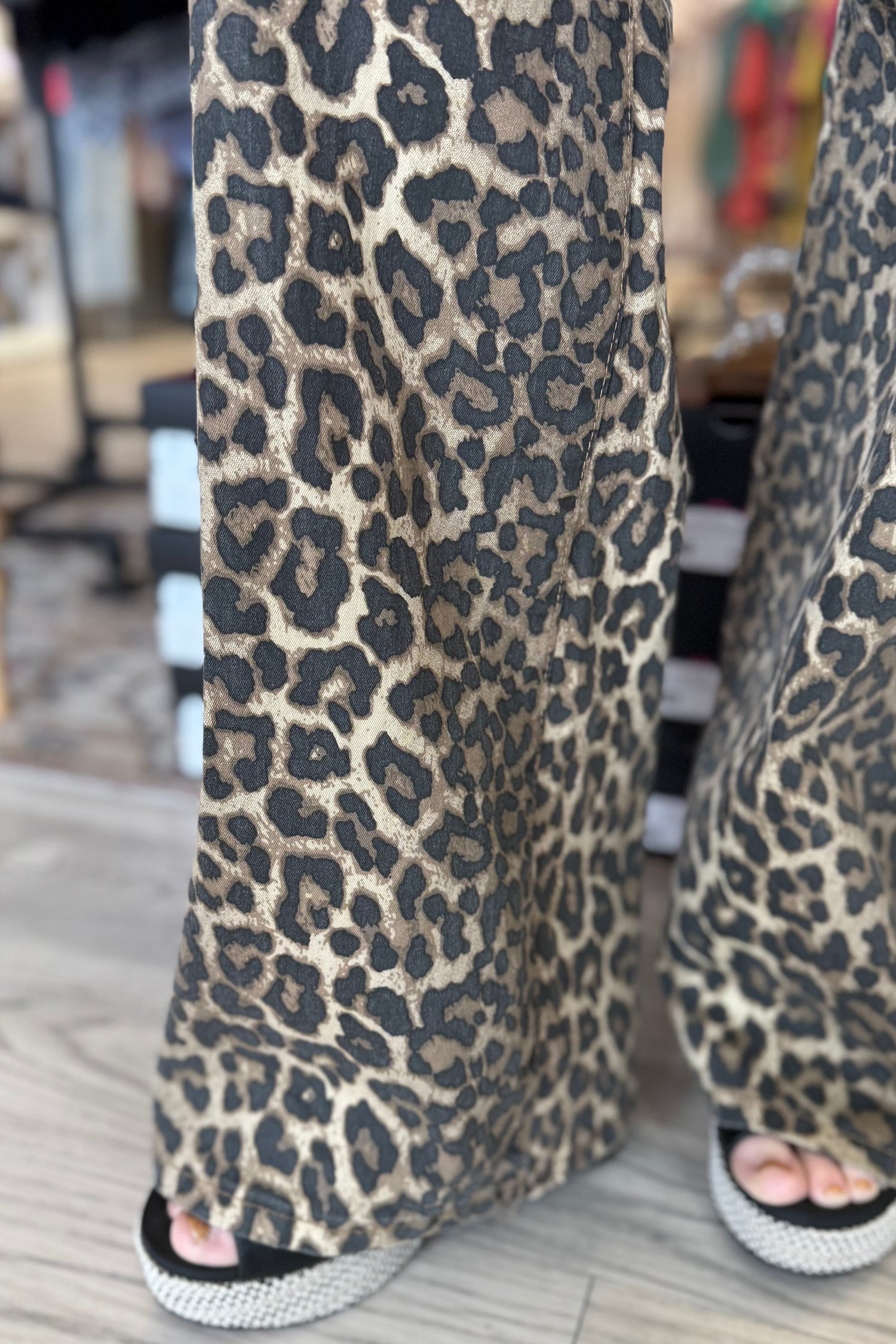 Leopard Print Pants BOTTOMS K Lane&