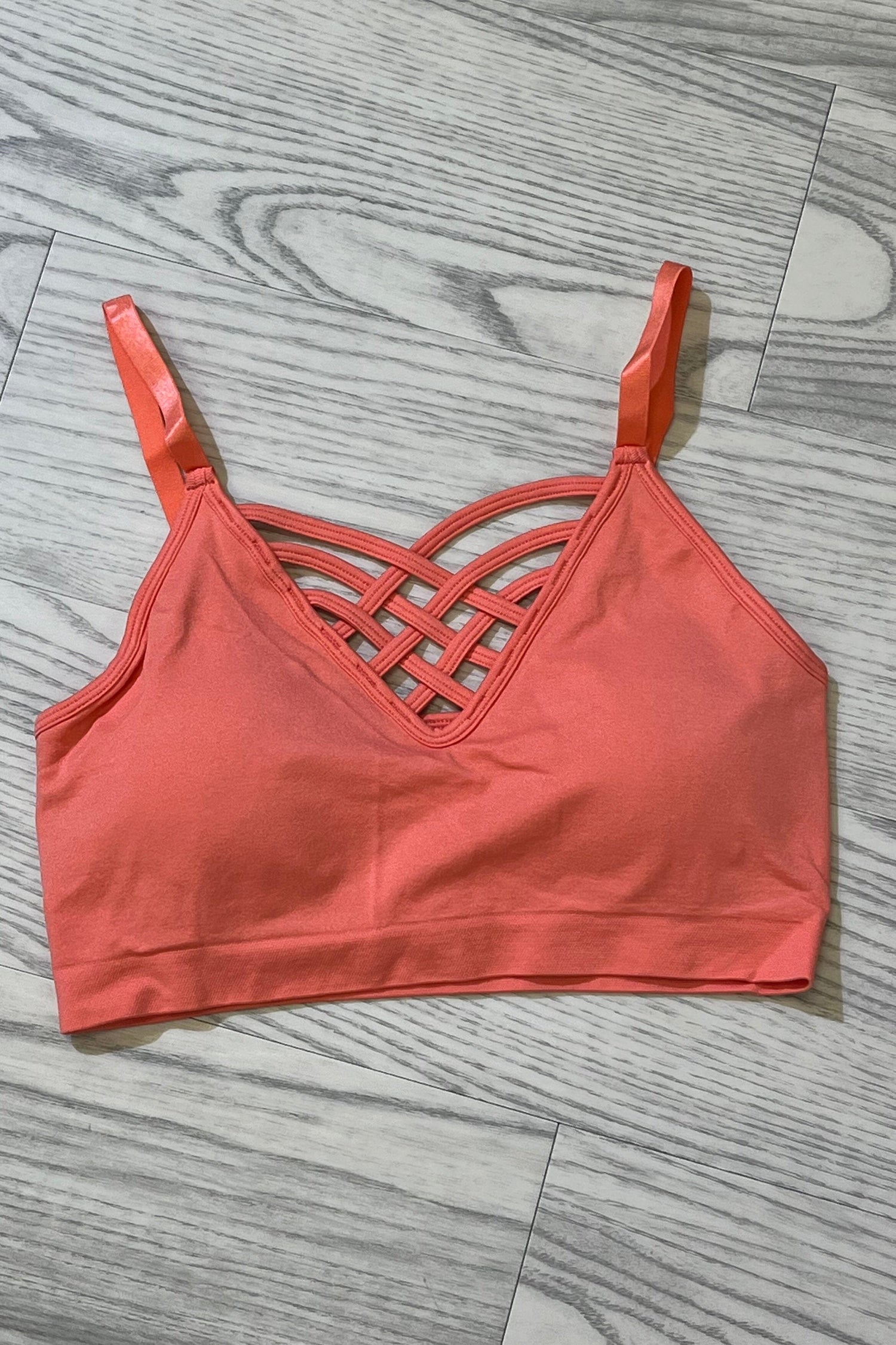 Cage Bras UNDER ZENANA DEEPCORAL S/M 