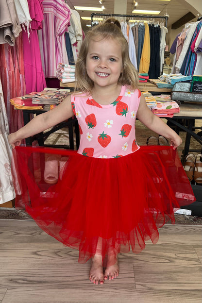 Strawberry Sunshine Tutu Dress Kids GIFT/OTHER MILA &amp; ROSE 