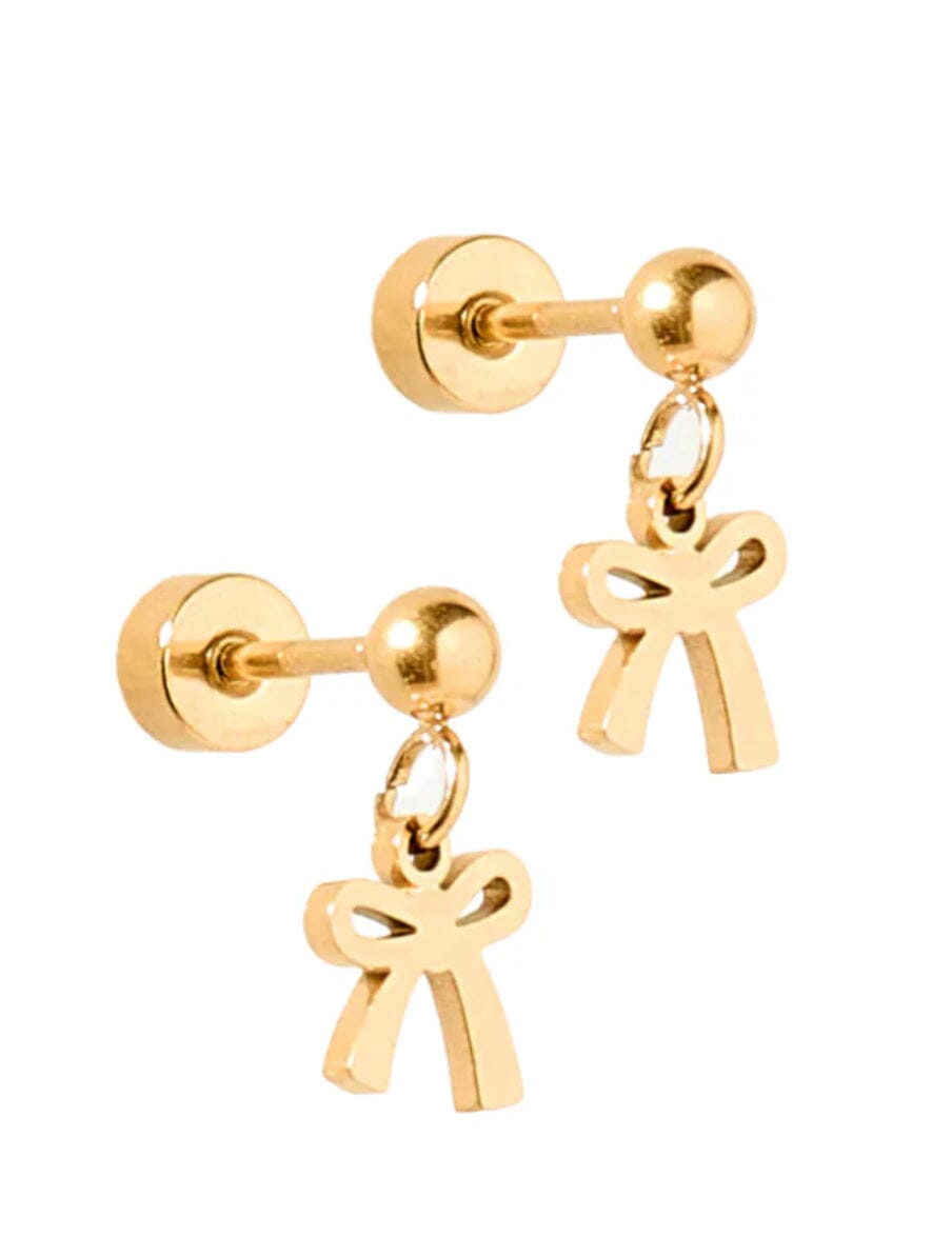 Millie Bow Screwback Stud JEWELRY LINNY CO 