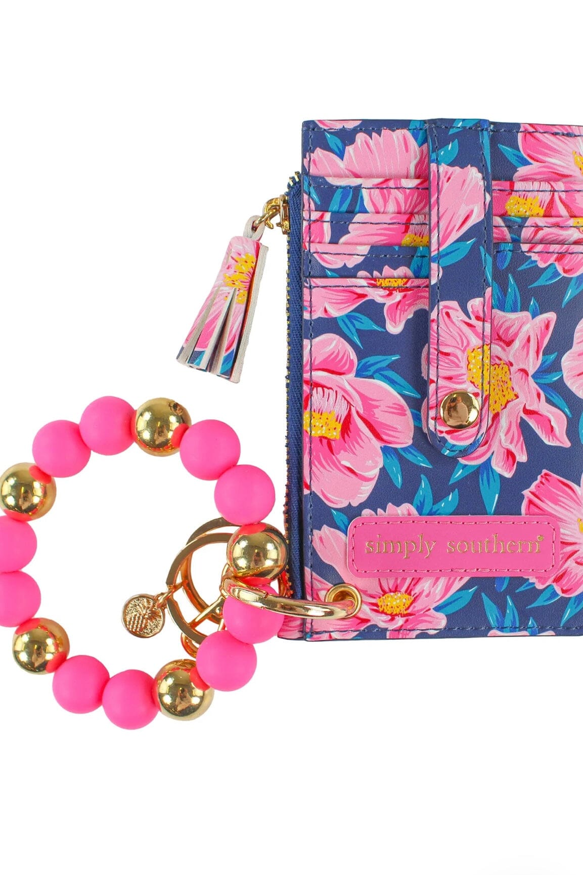 Bead Bangle Wallet HANDBAGS SIMPLY SOUTHERN PINKBLOOM 