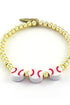 Gold Baseball Bracelet JEWELRY ERIMISH 