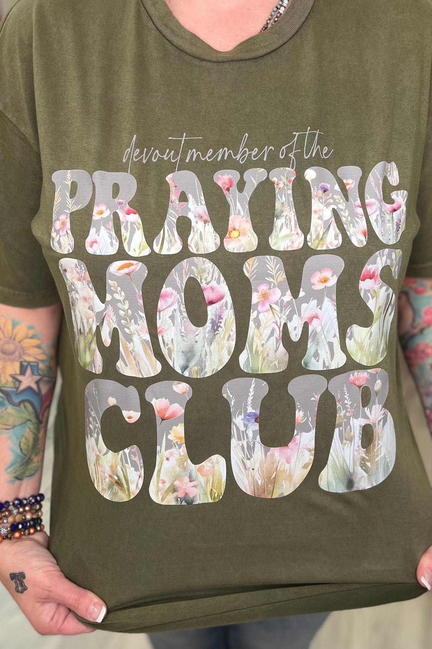 Praying Moms Club T-Shirt MISSY BASIC KNIT K Lane&
