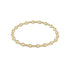 Classic Sincerity Pattern 4mm Bead Bracelet - Gold JEWELRY ENEWTON 