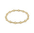 Classic Sincerity Pattern 5mm Bead Bracelet - Gold JEWELRY ENEWTON 