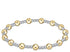 Classic Sincerity Pattern 5mm Bead Bracelet - Mixed Metal JEWELRY ENEWTON 