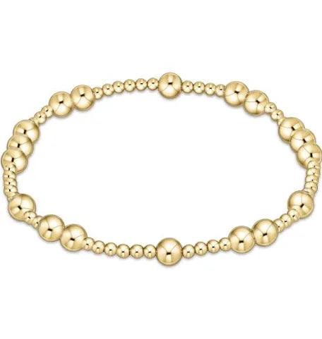 Hope Unwritten 5mm Bead Bracelet - Gold JEWELRY ENEWTON 