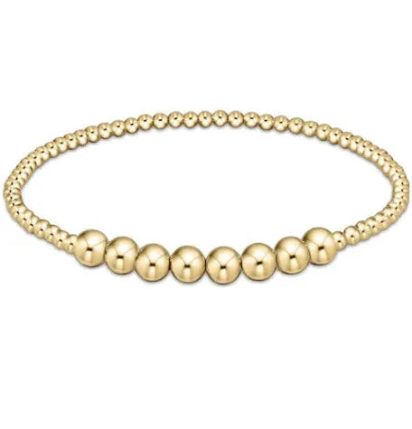 Classic Gold Beaded Bliss 2.5mm Bead Bracelet - 5mm Gold JEWELRY ENEWTON 