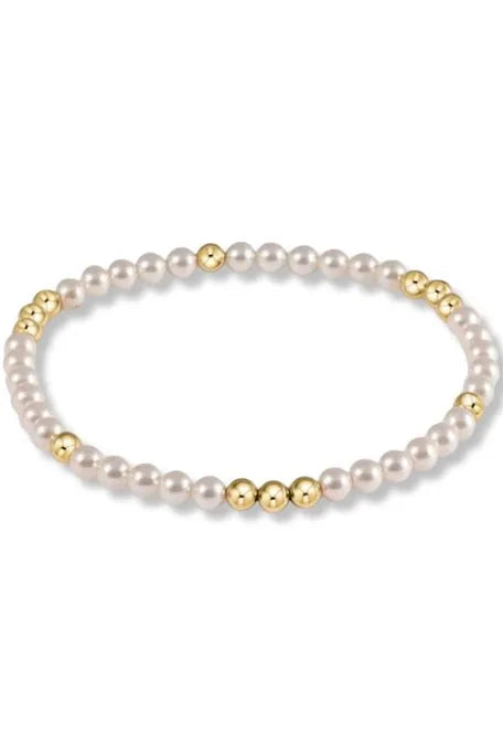 Worthy Pattern 3MM Pearl Bracelet JEWELRY ENEWTON 